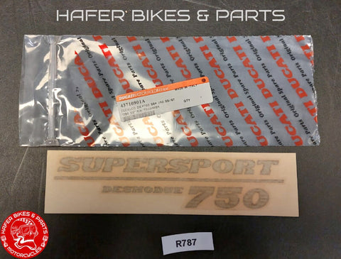Original Ducati 750 SS Aufkleber 43710901A für Verkleidung Fairing stickers R787