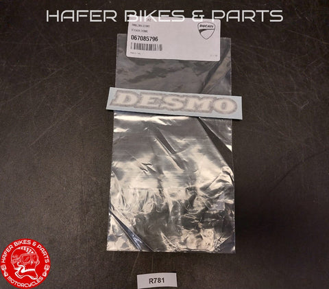 Original Ducati DESMO Aufkleber für Tank stickers 067085796 R781