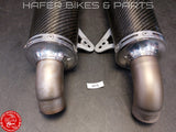 Ducati Monster 696 1100 Termignoni Carbon Endschalldämpfer Auspuff exhaust V618 