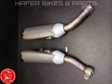 Yamaha YZF R1 RN12 Auspuff Paar Endschalldämpfer Exhaust V334