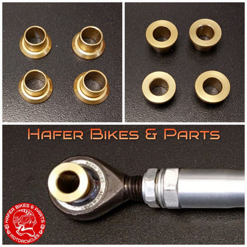 Ducati 1098 999 749 HYPERMOTARD sleeves for push rod shock absorber Öhlins MU0151go