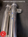 Ducati 916 SPS 996 SPS Krümmeranlage 50mm Rohre für Auspuff Exhaust V55 #2