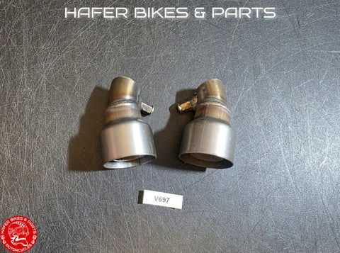 Ducati 998 996 916 748 DB Killer Eather 50mm Auspuff Endschalldämpfer V697