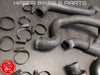 Ducati 848 EVO Wasserschläuche Schlauch Satz für Wasserkühler R928