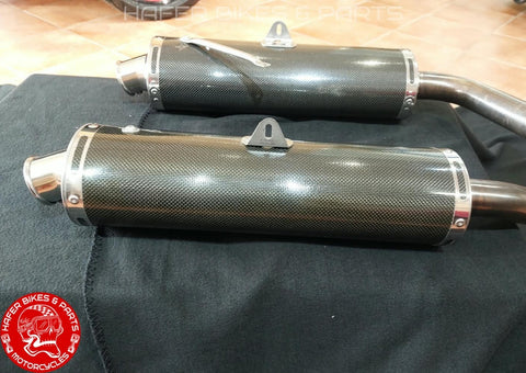 Ducati 916 996 998 748 BOS Carbon 45mm Auspuff Endschalldämpfer Exhaust V686