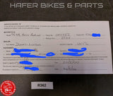 DUCATI 916sps FOGGY Scheckheft Buch ZDMH100AAWB001723 Service Booklet R362