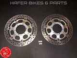 Original Honda VTR 1000 SP2 Bremsscheiben Paar vorne 5mm für Felge V574