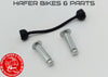 Ducati 916 996 998 748 Biposto Monoposto S SP SPS R Hafer Aluminium Haltestifte und Gummi HSx2+G