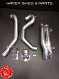 Ducati 916 SPS 996 SPS Krümmeranlage 50mm Rohre für Auspuff Exhaust V55 #2