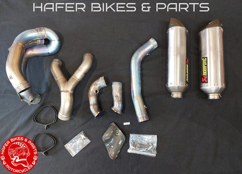 Ducati 848 1098 Akrapovic EVO Titan Auspuffanlage Auspuff Exhaust R916#