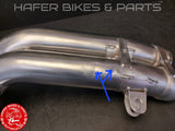 Ducati 916 996 SPS Interferenzrohr 50/50mm 57010301D Krümmer Exhaust R885