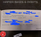 DUCATI 916sps FOGGY Scheckheft Buch ZDMH100AAWB001723 Service Booklet R362