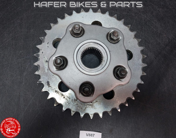 Ducati 748 916 996 998 Kettenradträger Kettenrad für Felge Weehls V887