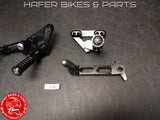 Ducati 998 996 916 748 DUCABIKE Ergal Fussrastenanlage Fussrasten Paar  V534