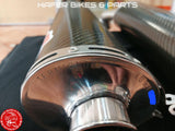 Ducati 998 996 916 748 R S SPS E-NR. Termignoni Carbon Auspuff 50mm Exhaust V719