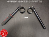 Ducati 848 1098 1198 Lenkerstummel Paar 53mm Racing R938#