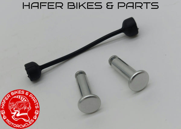 Ducati 916 996 998 748 Biposto Monoposto S SP SPS R Hafer Aluminium Haltestifte und Gummi HSx2+G