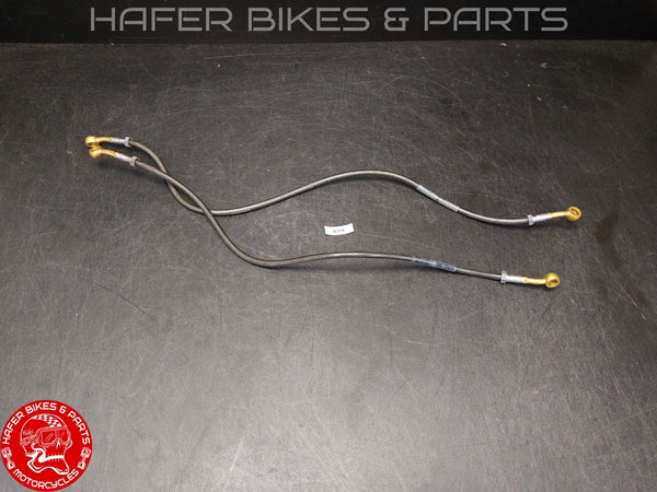 Honda VTR 1000 SP1 SP2 Melvin Stahlflex Bremsleitungen vorne mit KBA V314