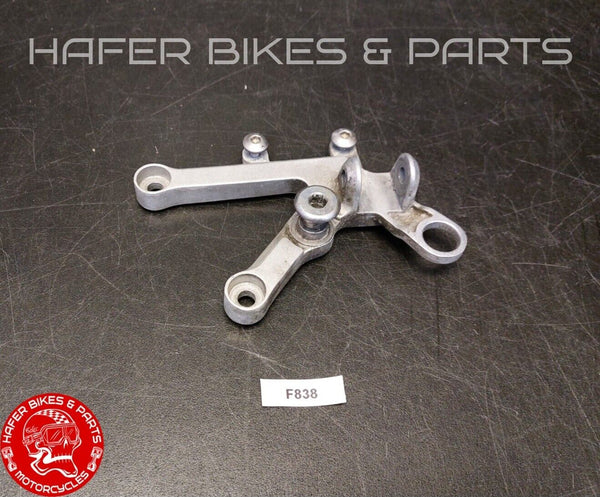 Honda VTR 1000 SP1 Platte für Fussrastenanlage links rearset left F838