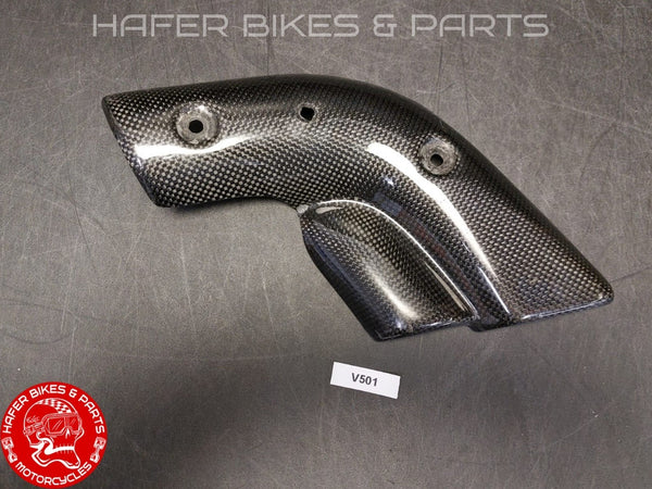 Ducati 748 916 996 998 Carbon Hitzeschutz f Auspuff Krümmer Sammler Exhaust V501