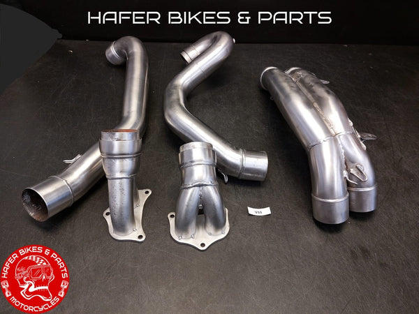 Ducati 916 SPS 996 SPS Krümmeranlage 50mm Rohre für Auspuff Exhaust V55 #2