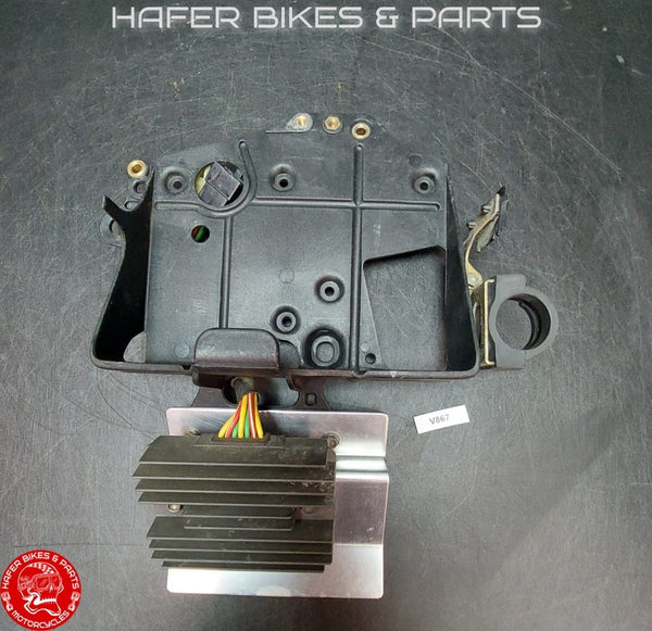 Ducati 916 748 996 Batteriehalter Batterie Halterung Holder Regler V867