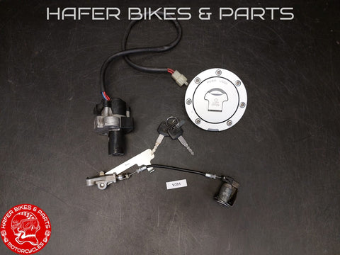 Honda VTR 1000 SC45 SP1 Schloßsatz Zündschloss Tankdeckel V391 #3