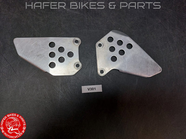 Original Honda VTR 1000 SC45 SP1 Fersenschutz Paar für Fussrastenanlage V301