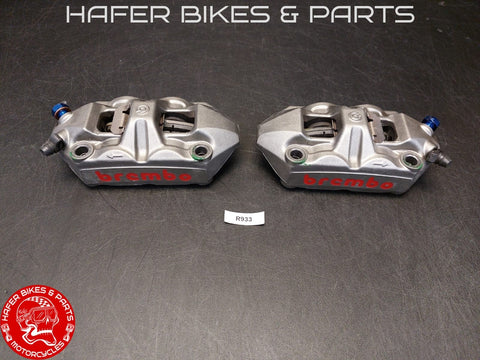 Ducati 1098 1198 848 EVO Brembo M4 Bremssättel Monoblock Brake Calipers R933#