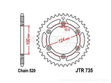 JT hinten Kettenrad JTR 735 - 37Z Ducati 750 SS 851 SP 900 Super 888 Monster S27