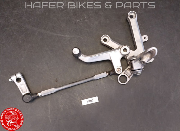 Honda VTR 1000 SC45 SP1 Fussrastenanlage links Rearset left V200