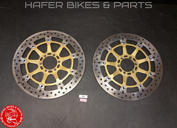 Original Ducati 998 S 996 R 998R 916 748 Bremsscheiben Satz 4,5mm V88