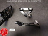 Ducati 998 996 916 748 DUCABIKE Ergal Fussrastenanlage Fussrasten Paar  V534