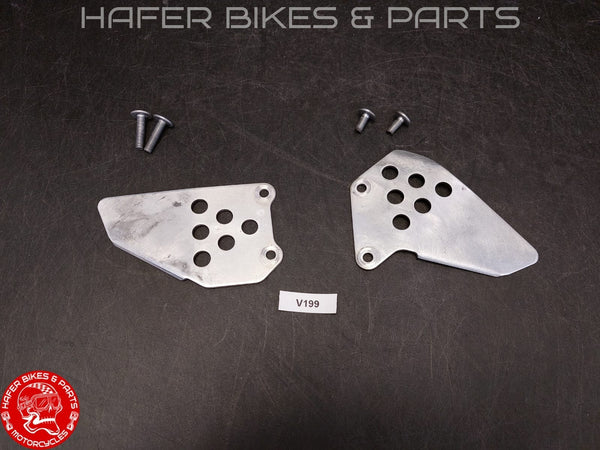 Original Honda VTR 1000 SC45 SP1 Fersenschutz Paar für Fussrastenanlage V199