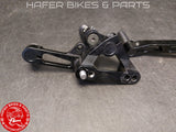 Ducati 998 996 916 748 DUCABIKE Ergal Fussrastenanlage Fussrasten Paar  V534
