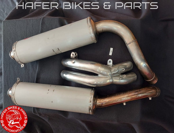Ducati 916 996 998 748 Sil Motor Auspuff Endschalldämpfer 45/55mm Exhaust V48