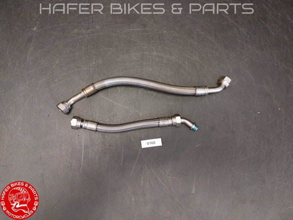 Ducati 916 996 748 Schäuche Schauch Paar für Ölkühler V160