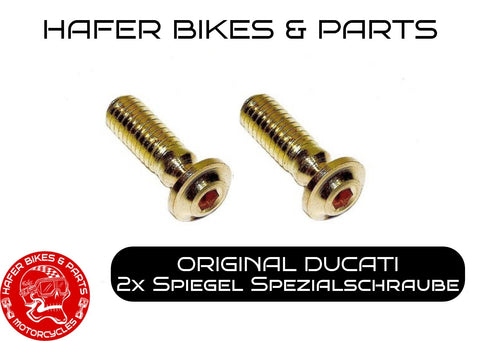 Ducati MH900e  2x Schraube Spiegelbefestigung Screws for Mirrors 77911371A