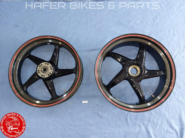 Ducati 998 996 916 748 Monster Dymag Magnesium Cabon Felgensatz Weehls V634 #8