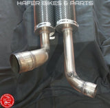 Ducati 998 996 916 748 Termignoni 45mm Carbon Endschalldämpfer Exhaust V815 #9