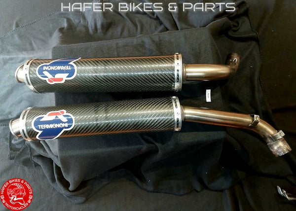 Ducati 998 996 916 748 Termignoni 45mm Carbon Endschalldämpfer Exhaust V815 #9