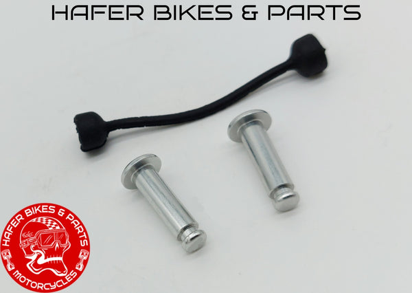 Ducati 916 996 998 748 Hafer Aluminium Haltestifte und Gummi Ersatz für 82110571A 76410141A HSx2+G