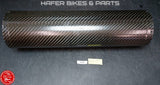 Ducati Termignoni Carbon Hülle 45cm Länge Auspuff Endschalldämpfer Exhaust V895