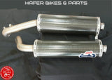 Ducati 998 996 916 748 R S SPS E-NR. Termignoni Carbon Auspuff 50mm Exhaust V719