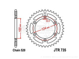 Alu Kettenrad 36 Zähne Sprocket rear 36 teeth Ducati 600 750 851 888 900 907 S31