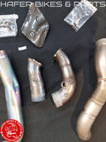 Ducati 848 1098 Akrapovic EVO Titan Auspuffanlage Auspuff Exhaust R916#