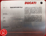 Ducati 999R FILA Jan 2004 Limited Edition Collector Plaque Art.F027