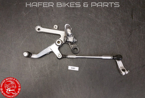 Honda VTR 1000 SC45 SP2 Fussrastenanlage links RVT RC51 V487