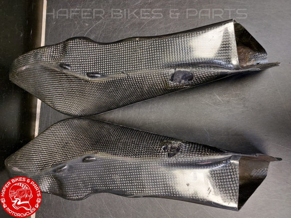 Original Ducati 748 916 996 998 S SP SPS R Carbon Luftkanal Paar Kanäle V550