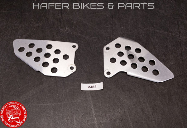 Original Honda VTR 1000 SC45 SP2 Fersenschutz Paar für Fussrastenanlage RVT V482